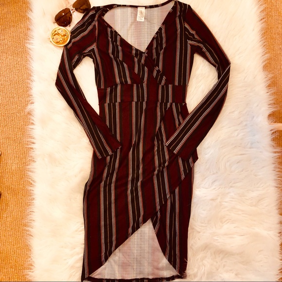 💃🏼AMAZING STRIPES WRAP DRESS! - Picture 2 of 7